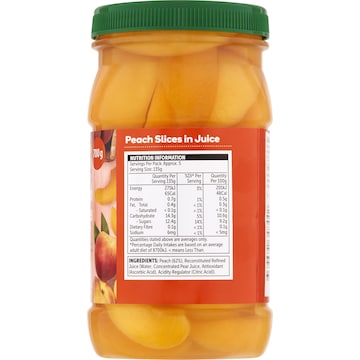 Woolworths Peach Slices In Juice 700g