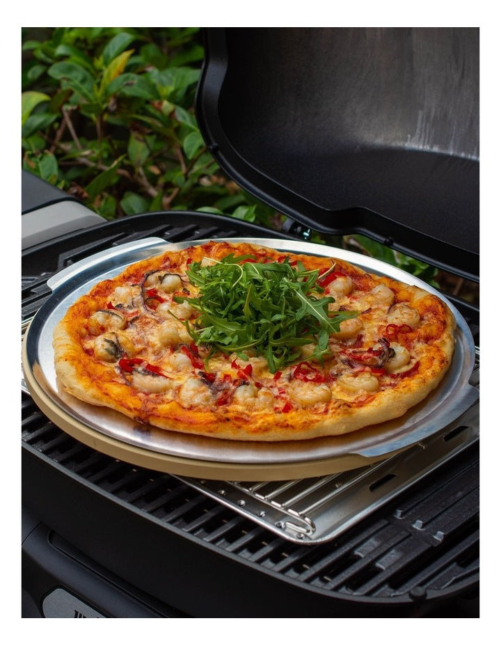 Q™ Large Pizza Stone in Silver/Stone