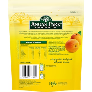 Angas Park Mediterranean Apricot Soft & Juicy 225g