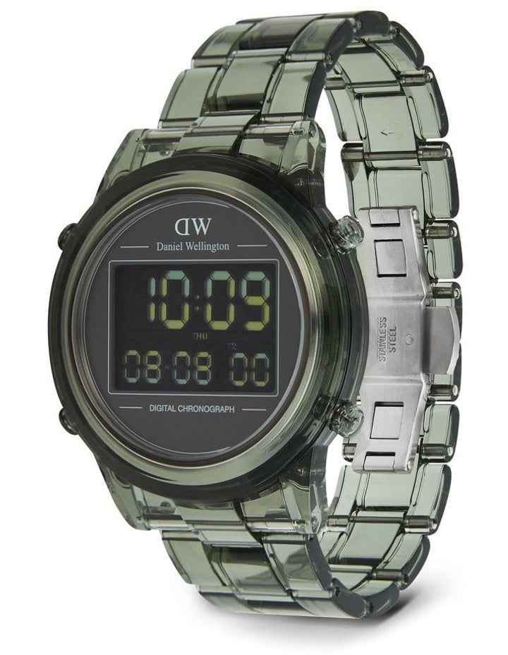 Retro Digital 42 Watch in Green