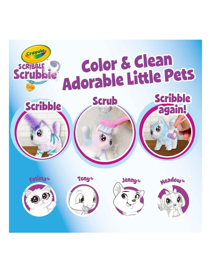 Scribble Scrubbie Pets Nursery