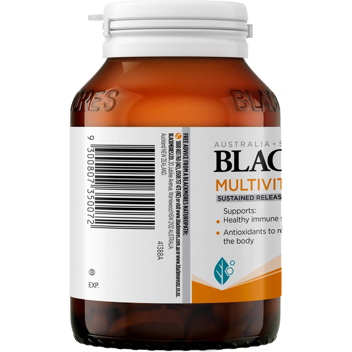 Blackmores Multivitamin + Antioxidants Sustained Release Tablets 125 Pack