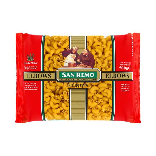 SAN REMO PASTA:ELBOWS NO 35:.:500 GRAM