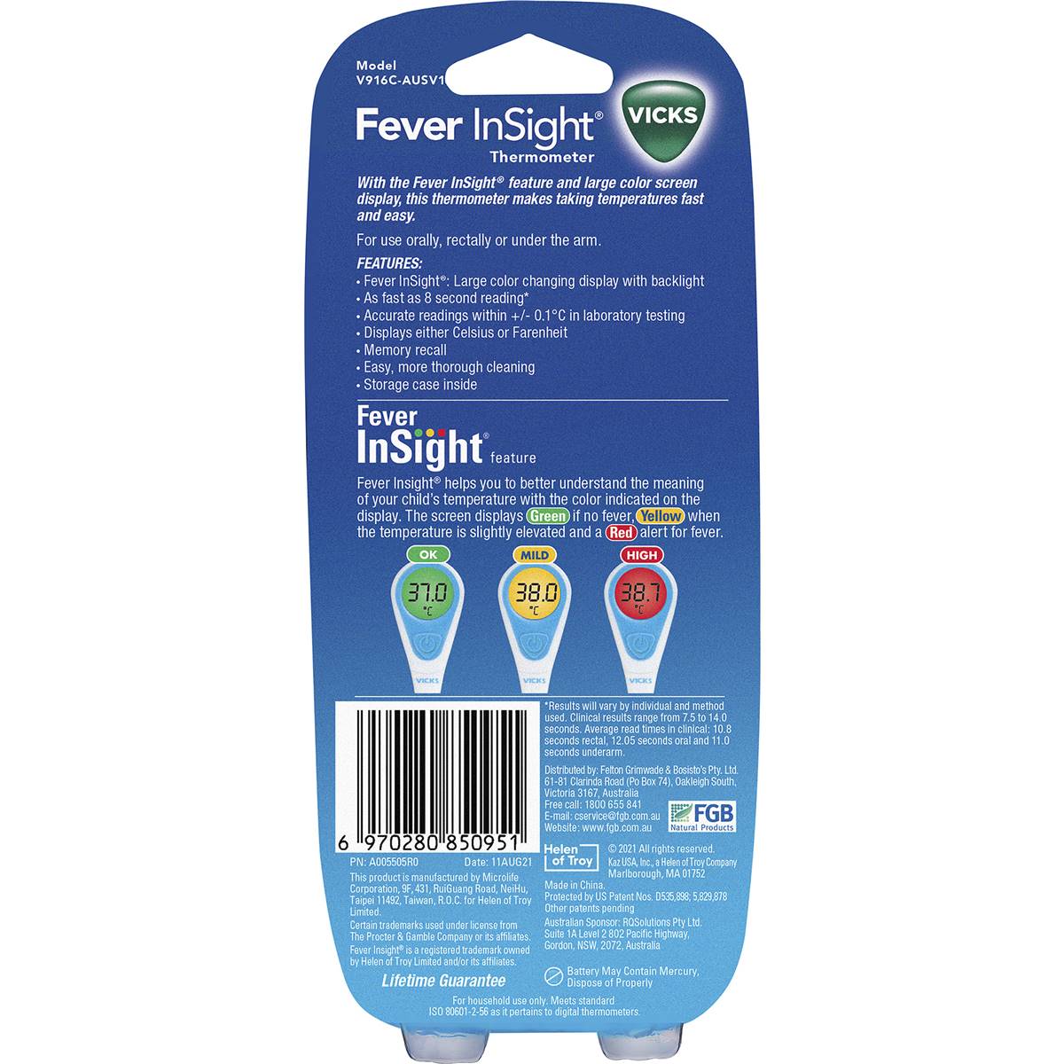 Vicks Insight Thermometer each