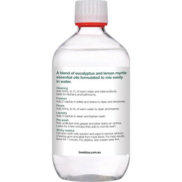 Bosisto's Antibacterial Solution Eucalyptus & Lemon Myrtle 500mL