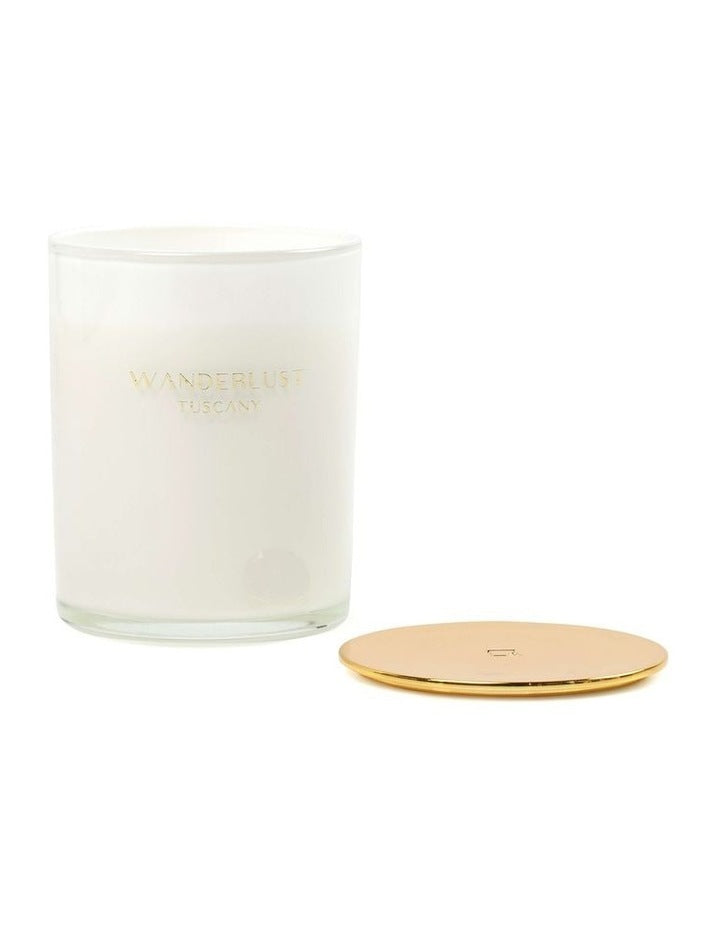 Wanderlust Candle With Lid Tuscany 198g 7.5x9cm