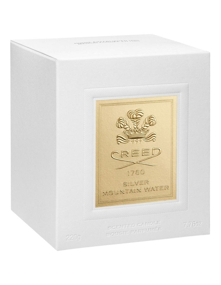 Silver Mountain Water Porcelain Candle 220g