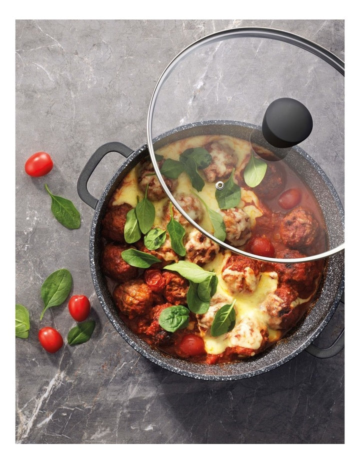 Classic Saut with Lid 28cm Black