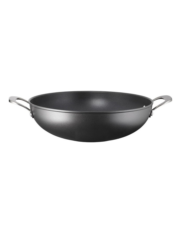 ARCTEC Forged 32cm Wok with Lid & Protector - Black