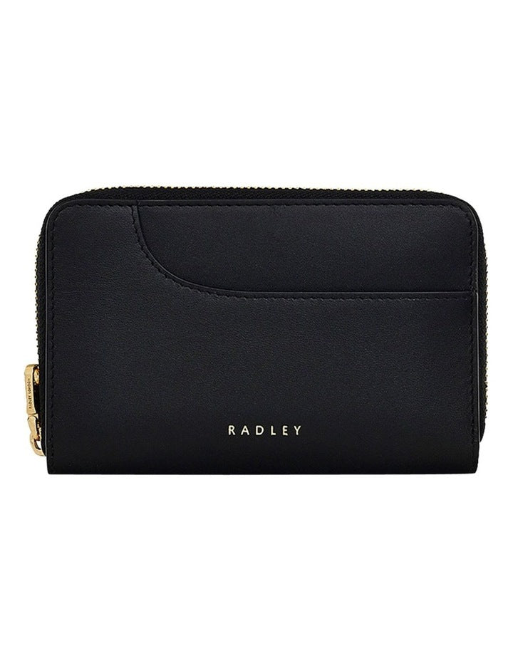 Pockets Medium Zip Around Purse in Black