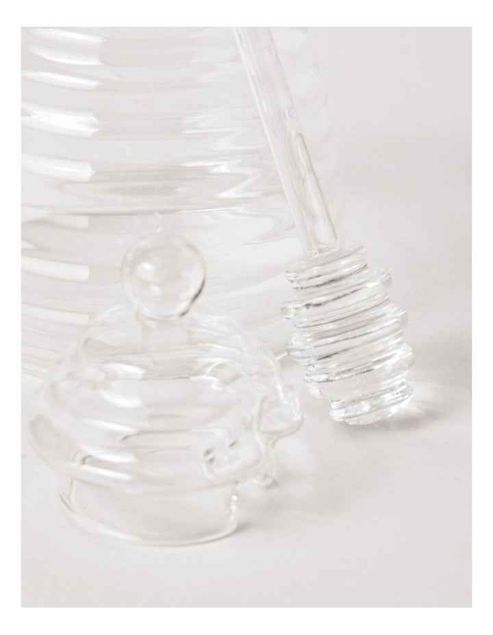 Glass Honey Pot in Clear