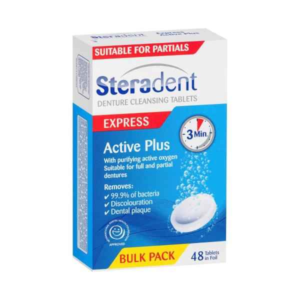 Active Plus Denture Cleaner Tablets