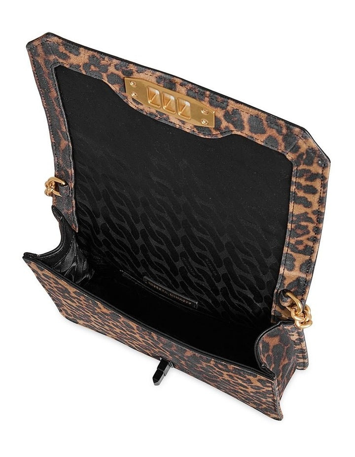 Chevron Quilted Crossbody Bag in Multi