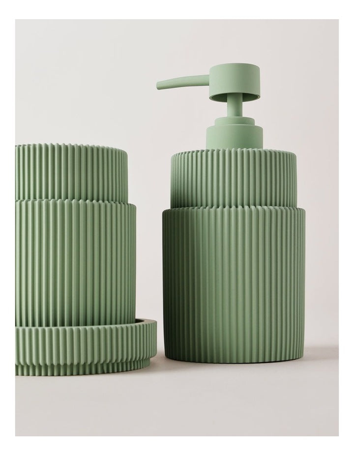 Vue Hudson Soft Touch Bathroom Accessory 3pk in Green