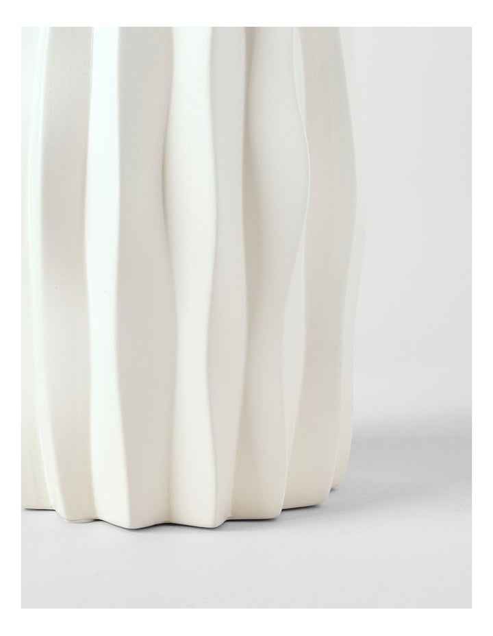 Ballina Ceramic Vase 30cm in White