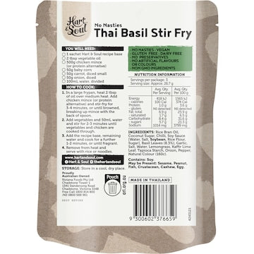 Hart & Soul Thai Basil Stir Fry Recipe Base 80g
