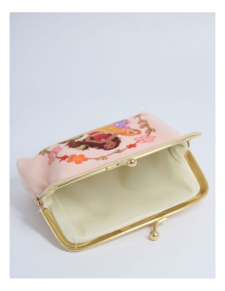 Velvet Clasp Purse in Multi