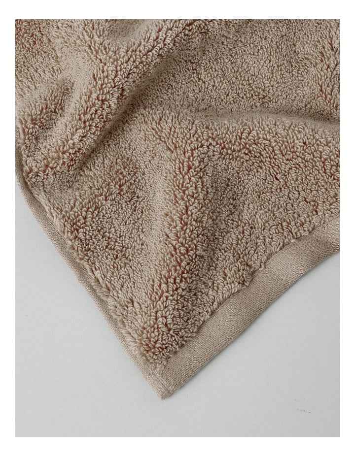 Australian Cotton Face Washer 2 Pack in Stone
