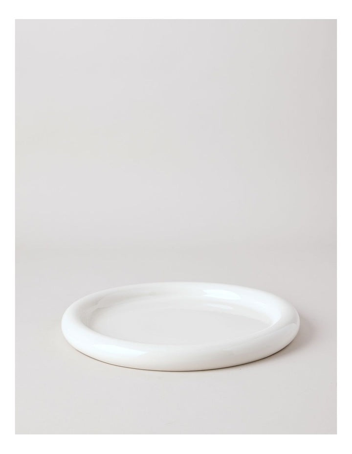 Bubble Serve Platter Medium in Dove Grey