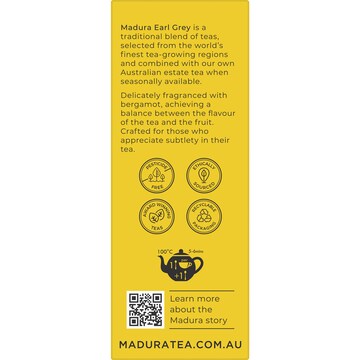 Madura Earl Grey Leaf Tea 200g
