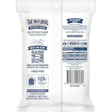 The Natural Confectionery Co. Fruit Salad Soft Jellies Lollies 220g