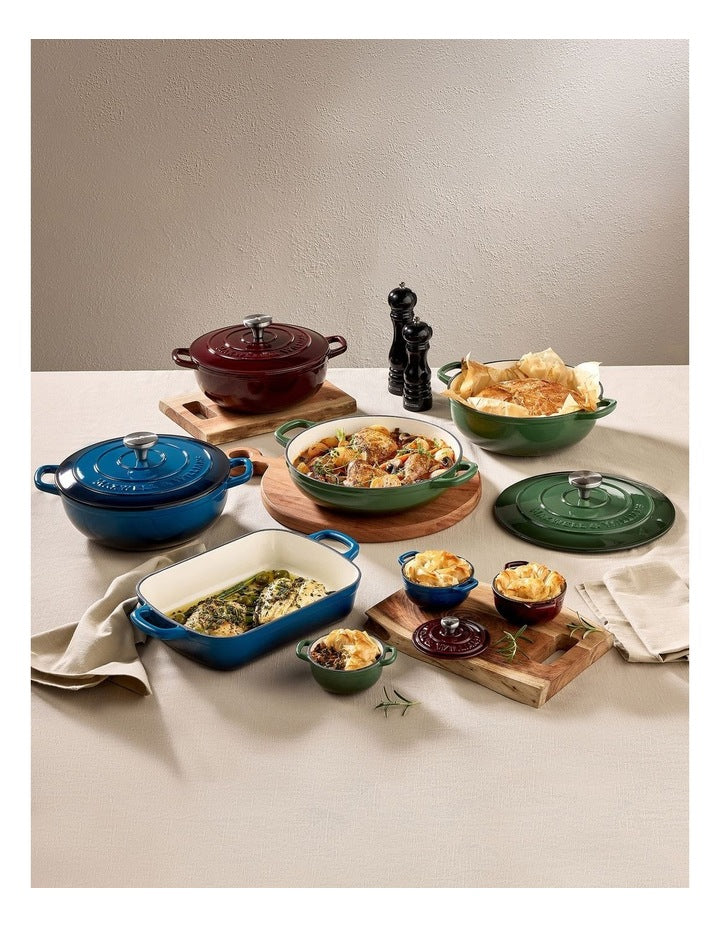 Cast Iron Roaster 28x21cm/3L Gift Boxed in Merlot