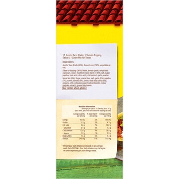 Old El Paso Jumbo Taco Kit 345g