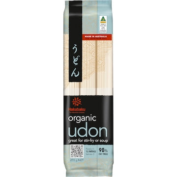 Hakubaku Organic Japanese Udon Noodle 270g