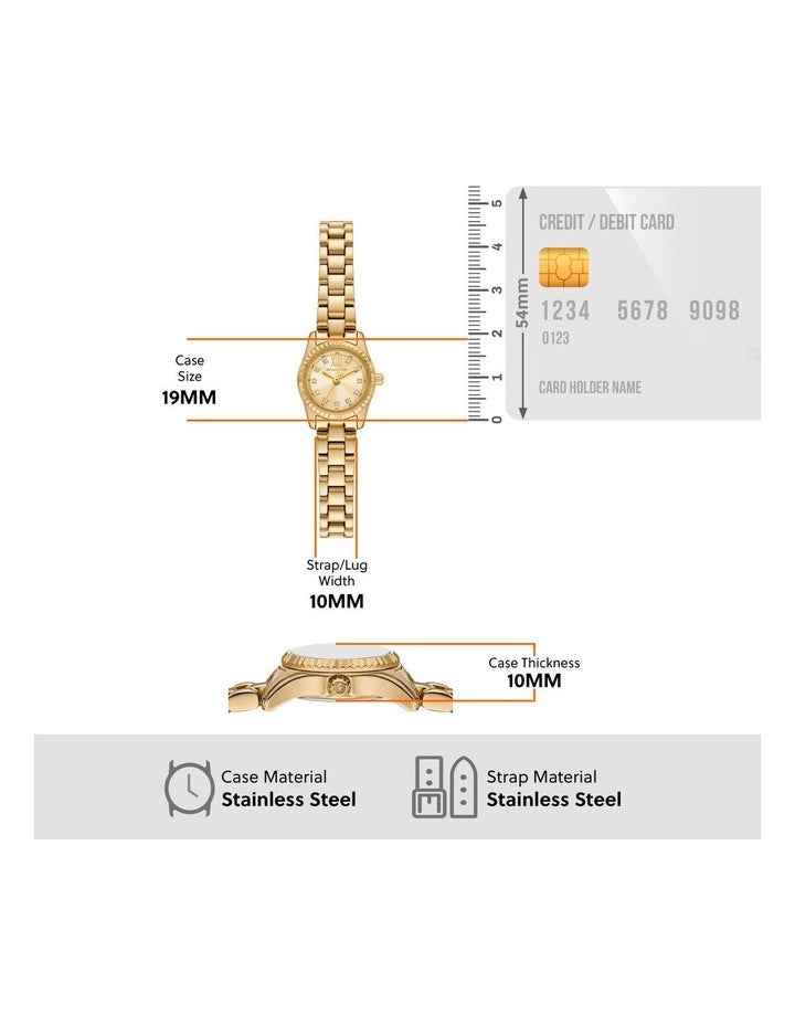 Lexington Analogue MK4862 Watch in Gold