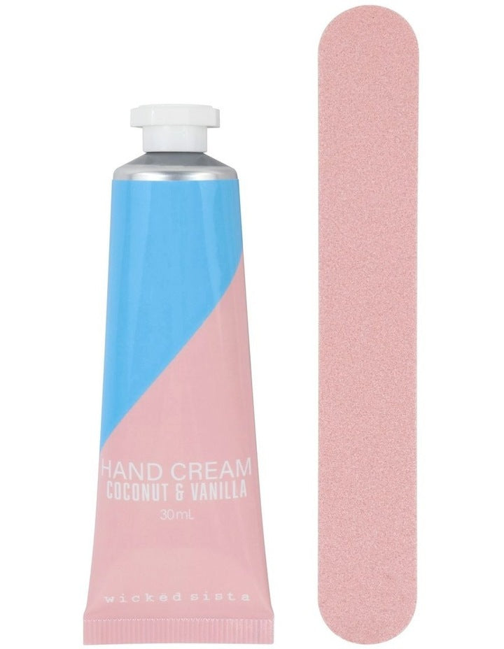 Hand and Nail Pack Coconut and Vanilla in Blue