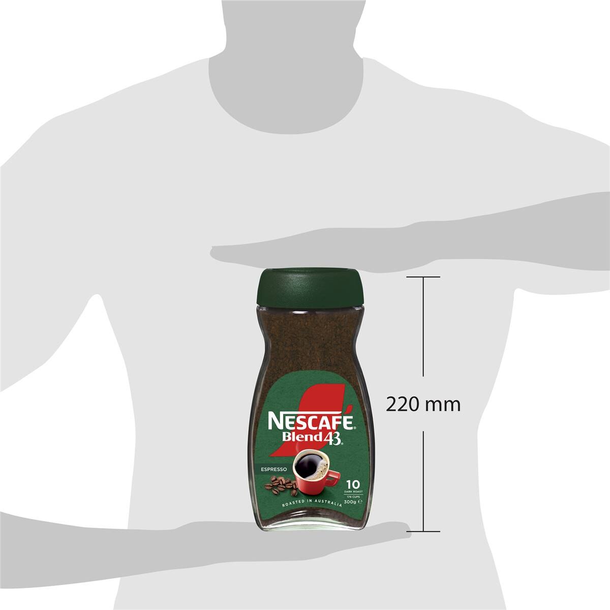 Nescafe Blend 43 Espresso Instant Coffee Jar 300g