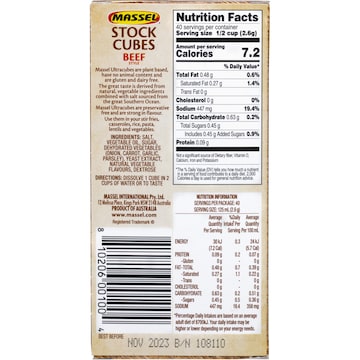 Massel Ultracubes Beef 105g
