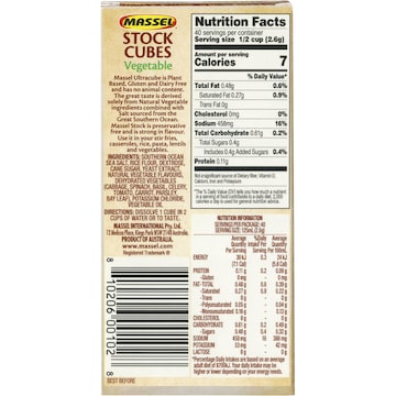 Massel Ultra Ultracubes Vegetable 105g