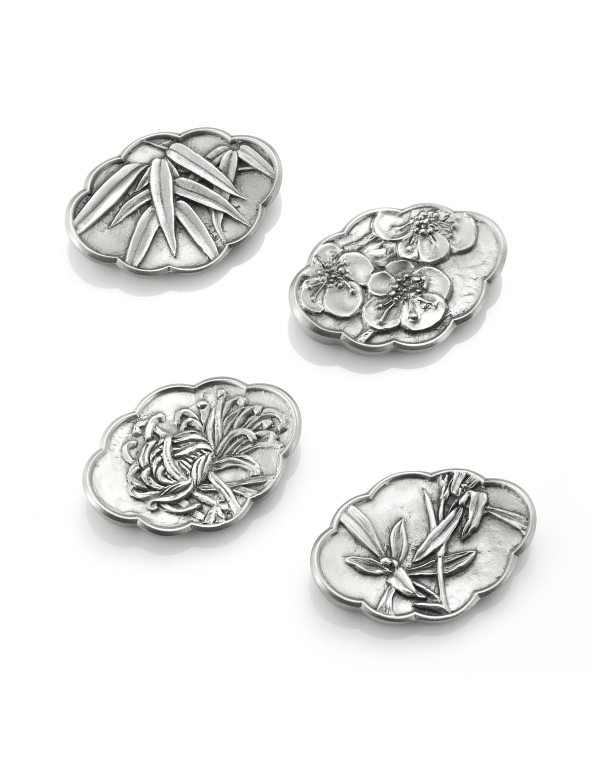 Four Gentlemen Chopstick & Rest Set