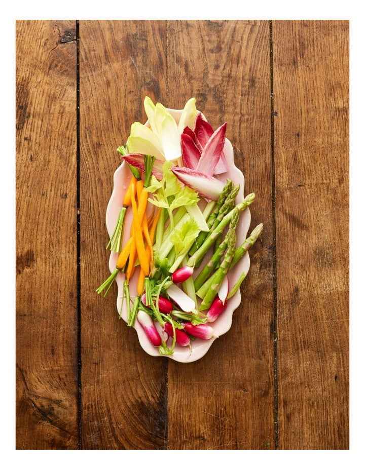 Big Love Party Platter 35x20cm in Pink