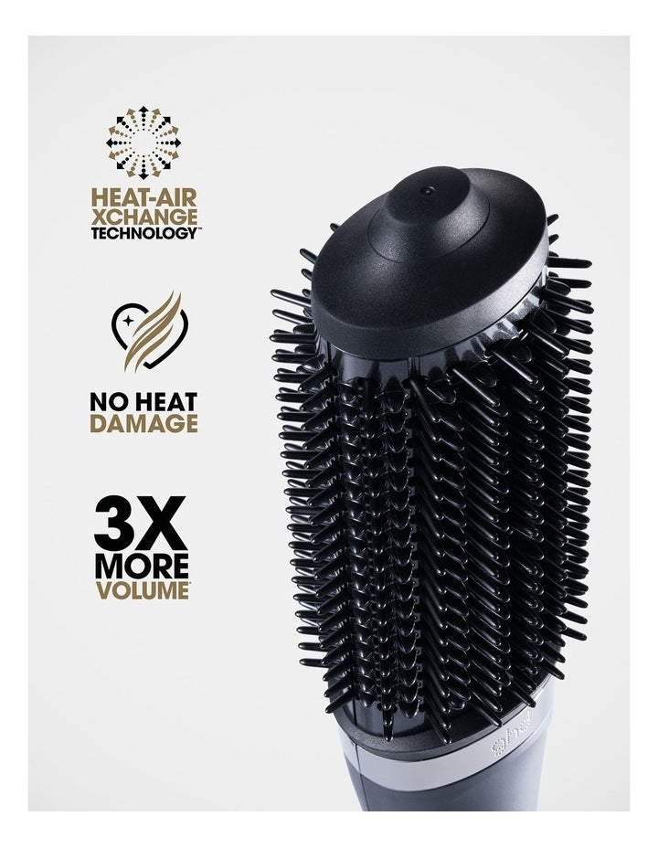 Duet Blow Dry 2-In-1 Hair Dryer Brush in Black