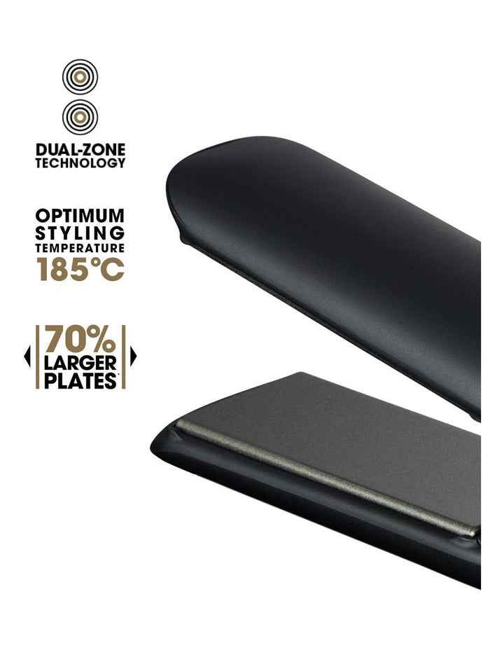 Max Wide-Plate Hair Straightener in Black
