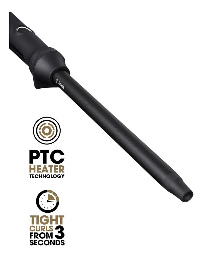Thin Wand 14mm Hair Curling Wand in Black