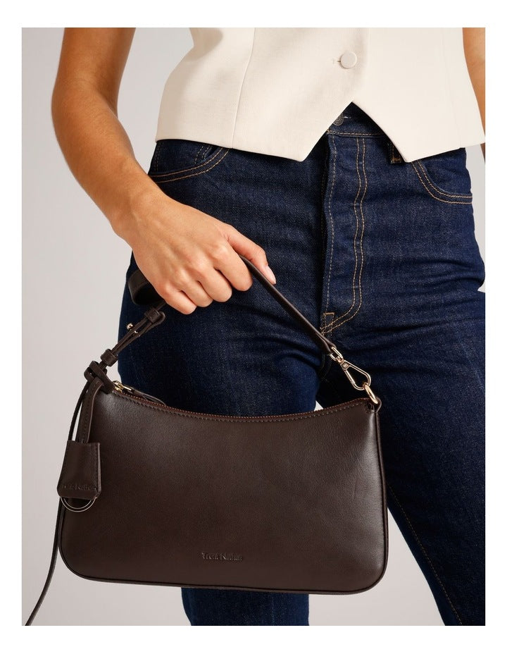 Athena Shoulder Bag in Cocoa