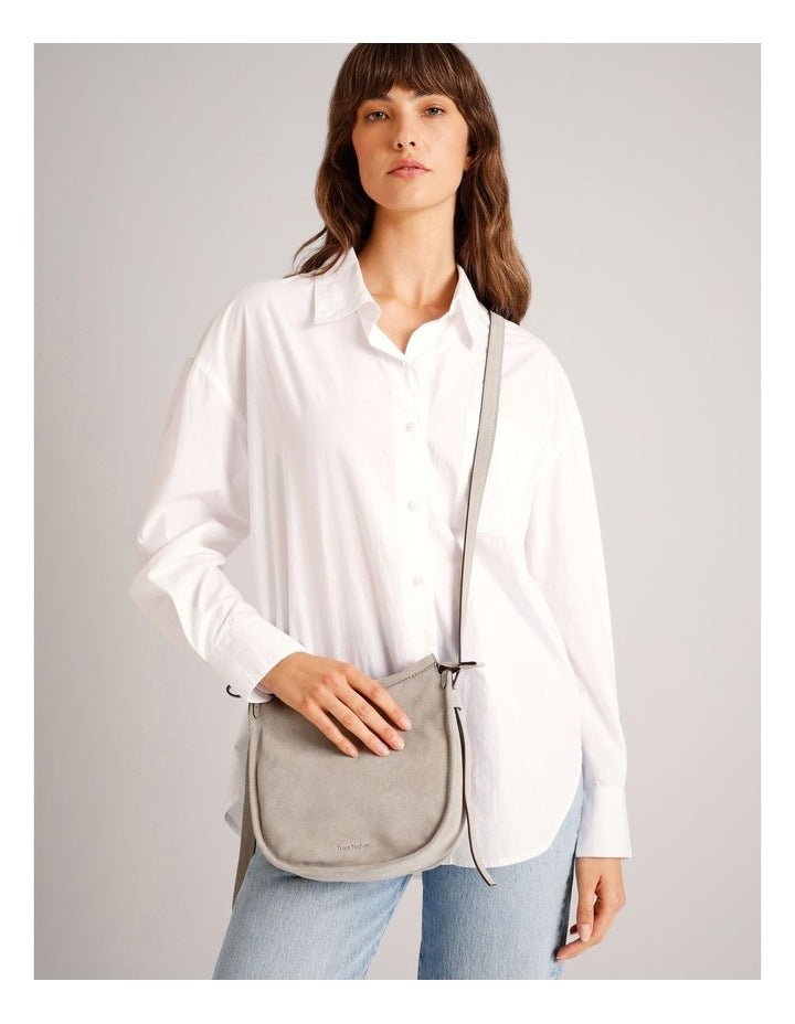 Poppy Messenger Bag in Taupe