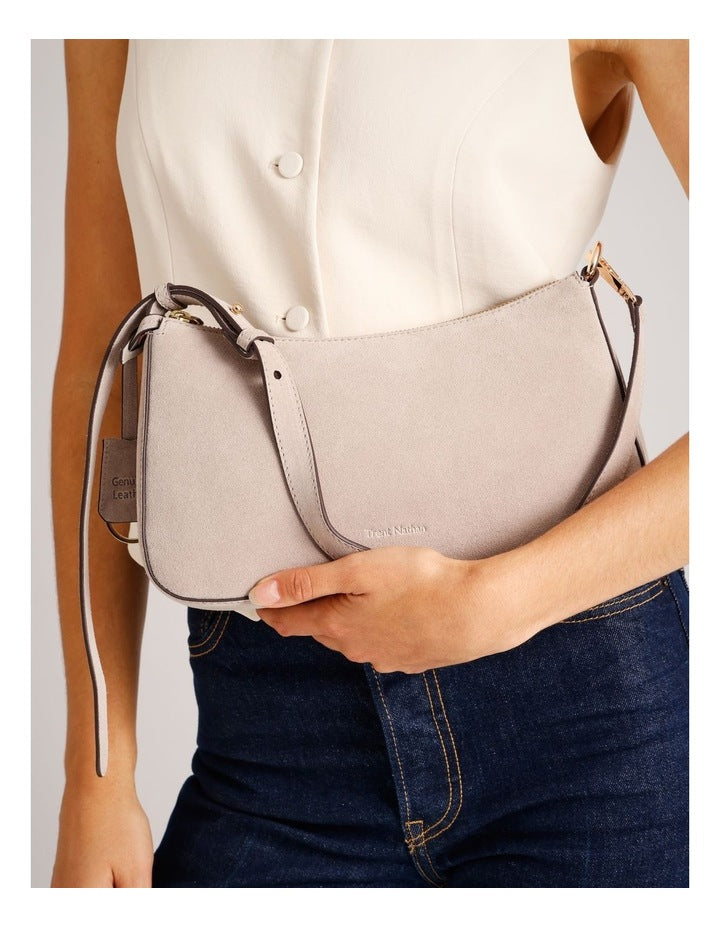 Athena Shoulder Bag in Taupe