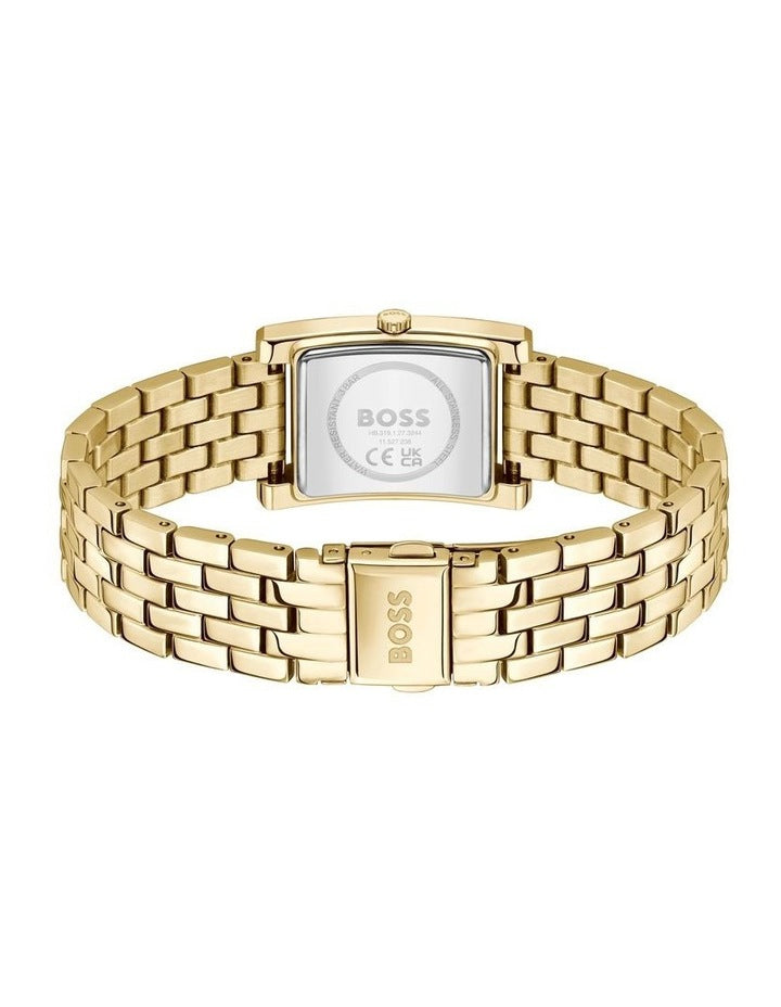 Lucy Qtm Ionic Plated Steel Watch in Gold