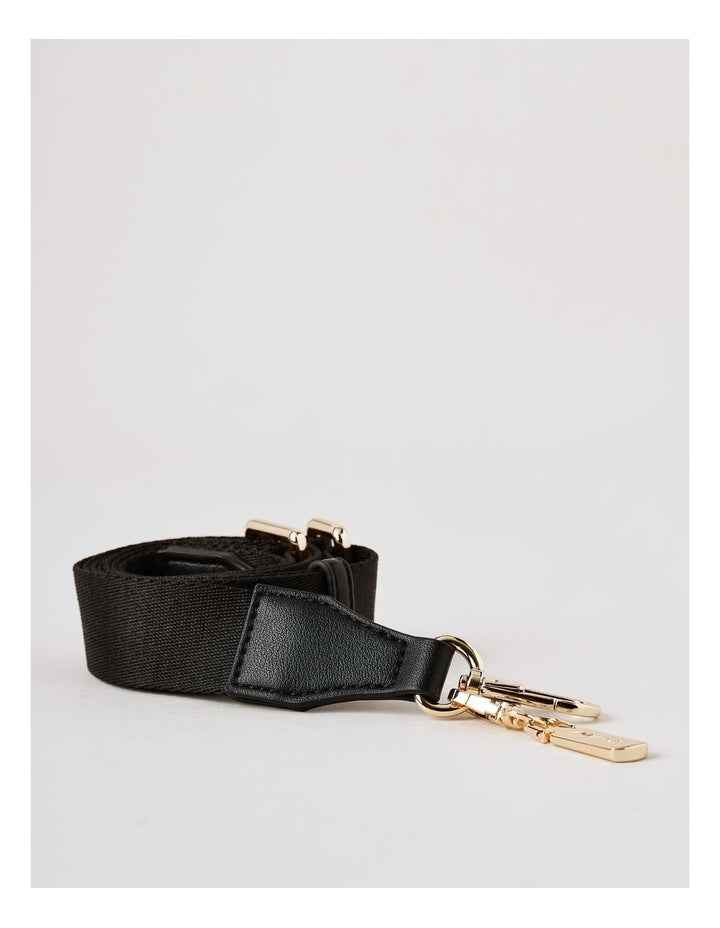 Cali Plain Bag Strap in Black