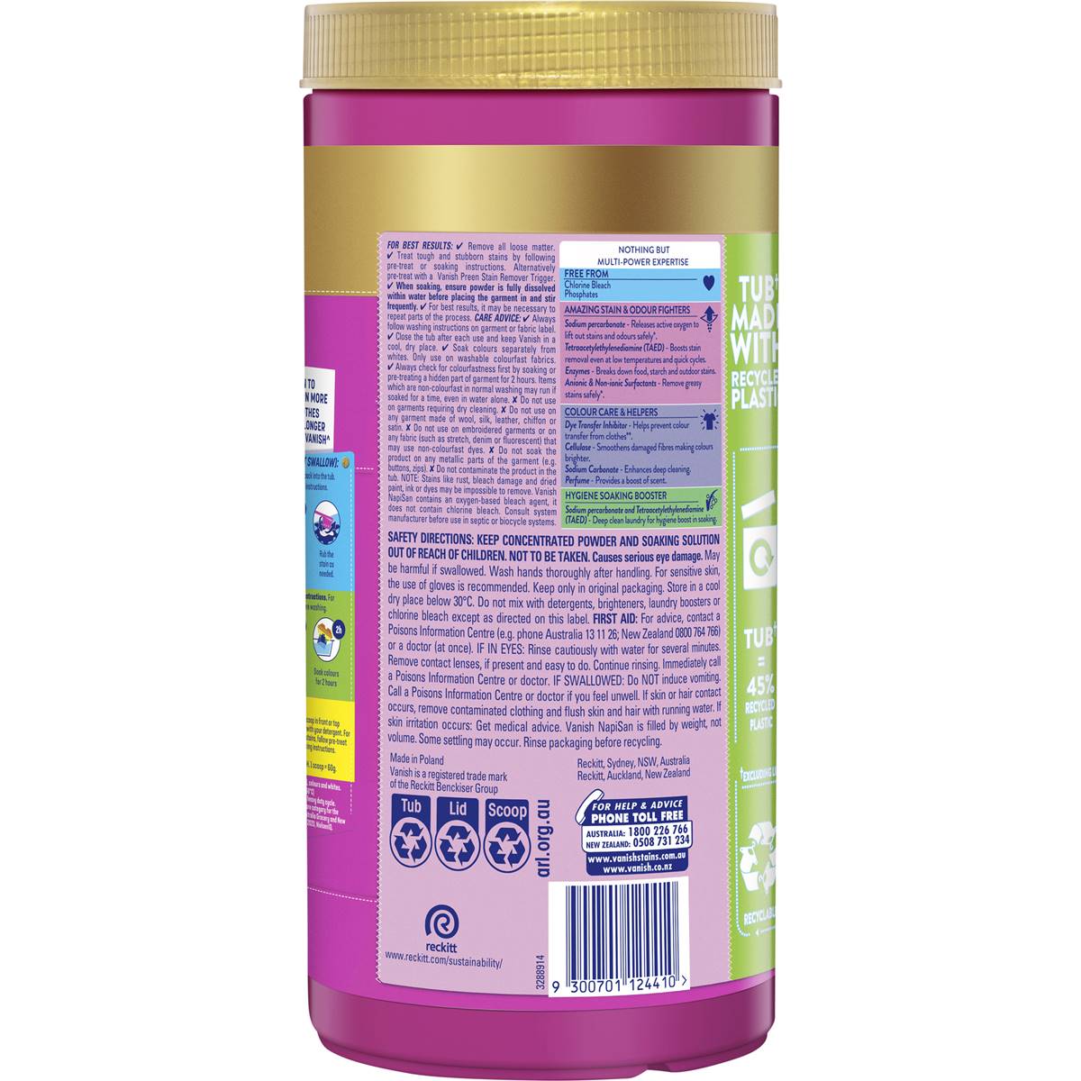 Vanish Gold Stain Remover Powder 2kg