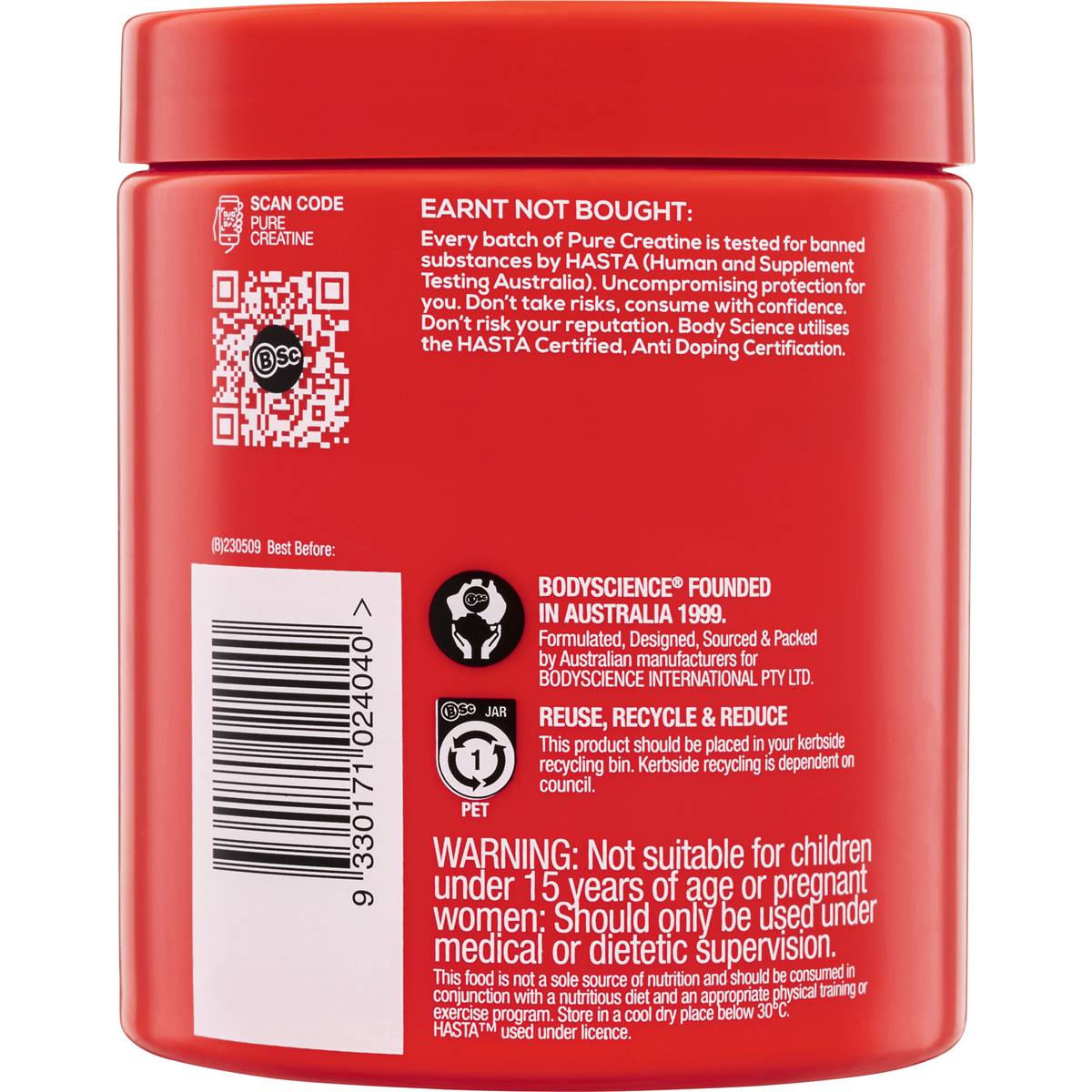 BSC Pure Creatine 200g