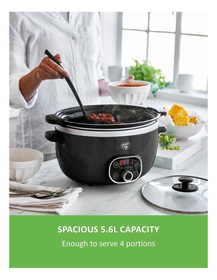 Healthy Slow Cooker Duo in Black