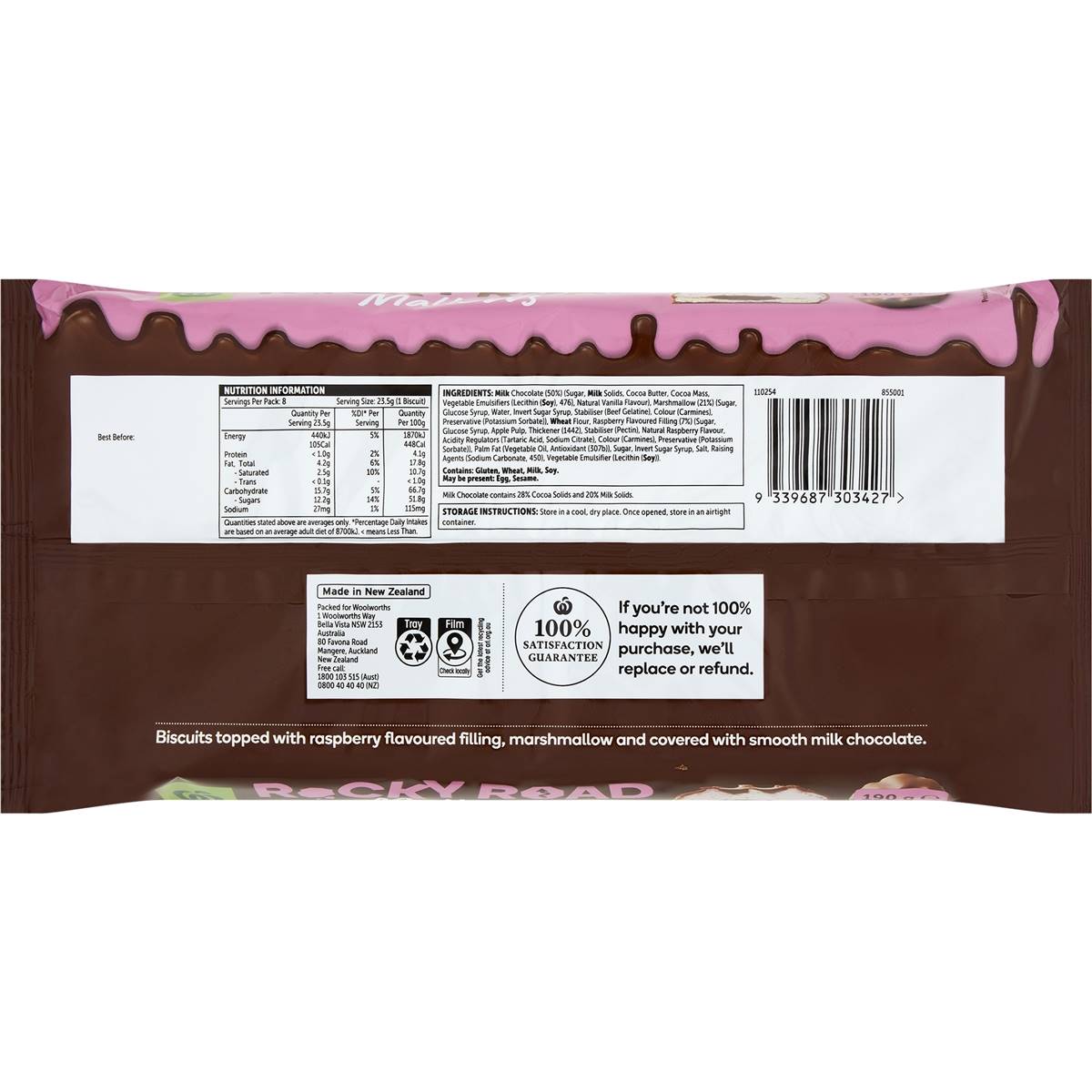 Woolworths Rocky Road Mallows 190g