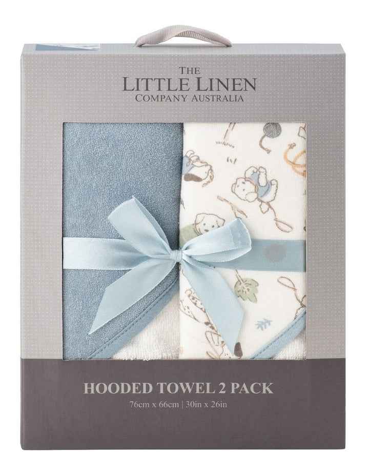 Hooded Towel Barklife Dog 2 Pack in Blue
