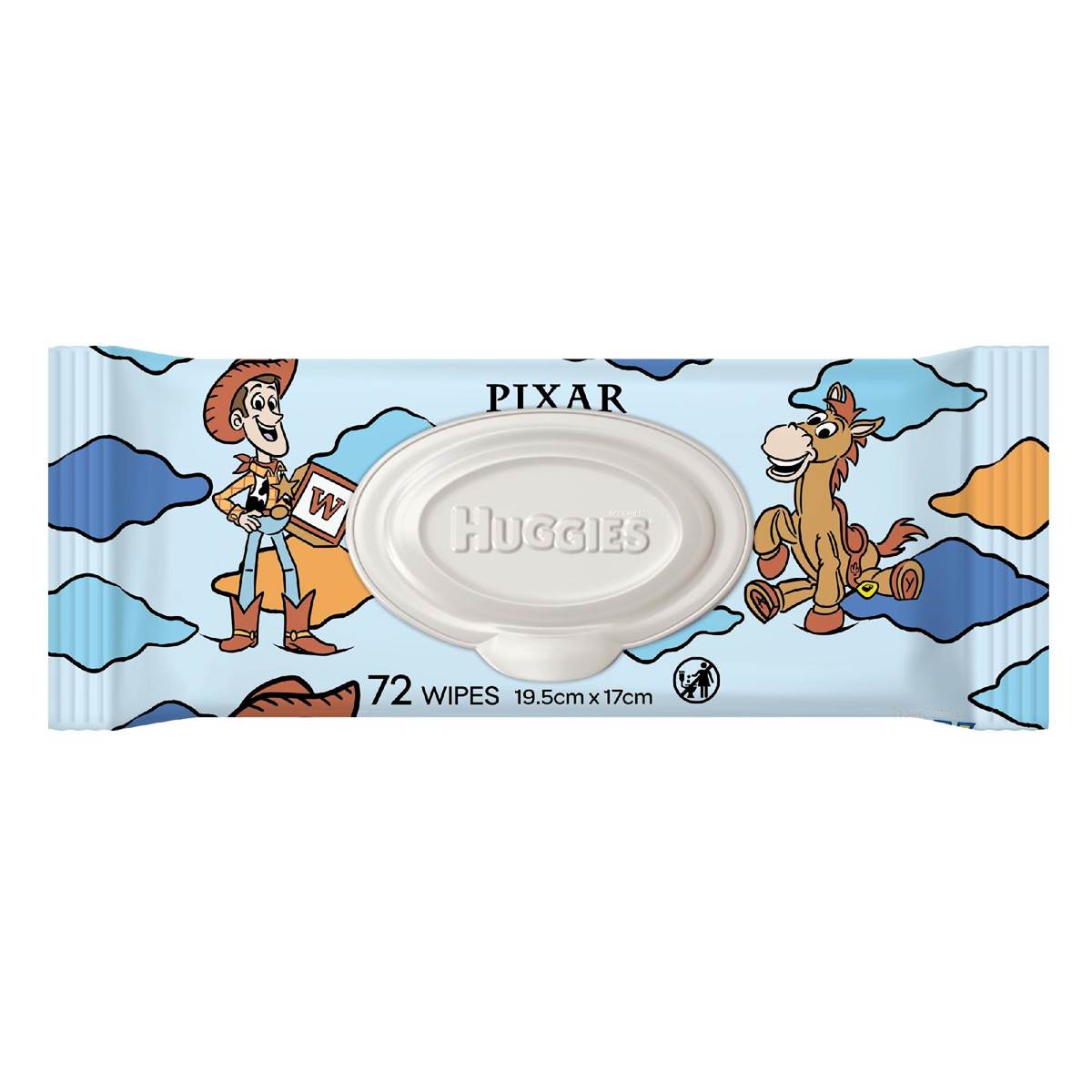 Huggies Thick Baby Wipes 99% Purified Water 72 Pack