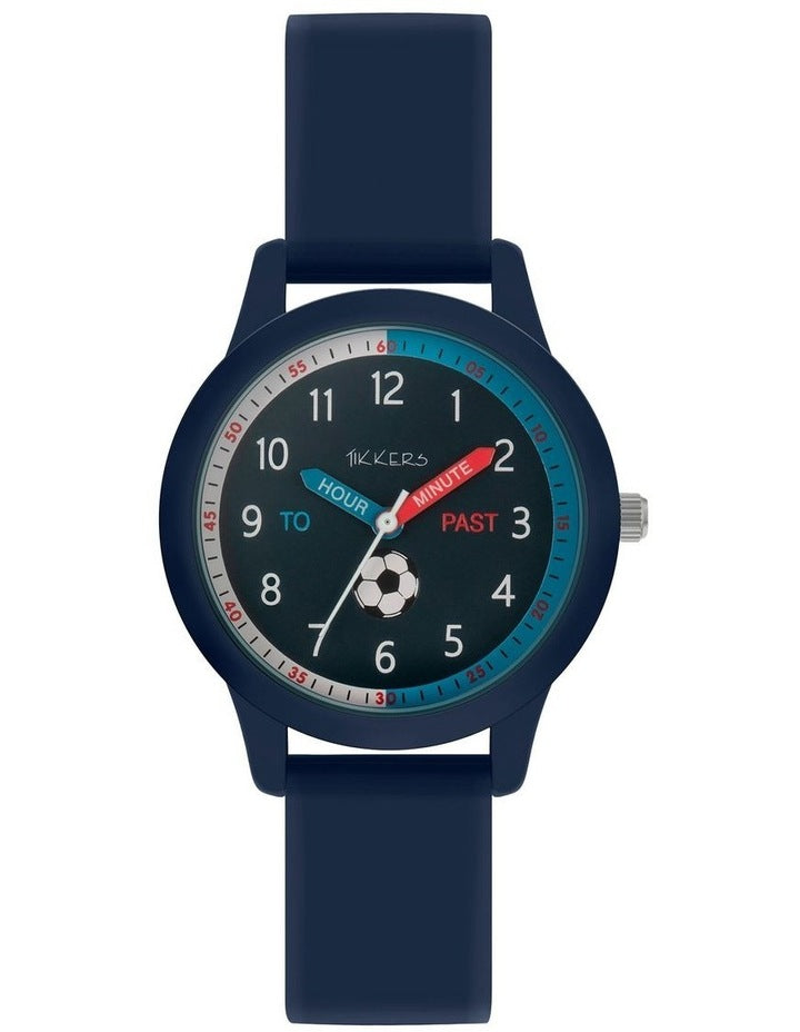 Alloy and Canvas Watch in Blue